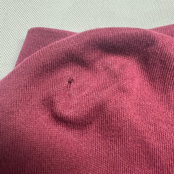 Land’s End Men’s Long Sleeve Burgundy Polo Shirt Size Large Preppy Classic - Picture 3 of 7